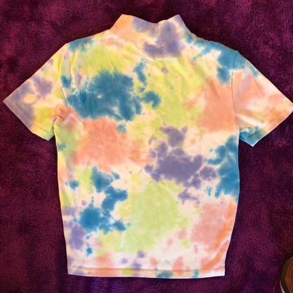 A.LAB Tie dye cropped tee - Picture 2 of 3